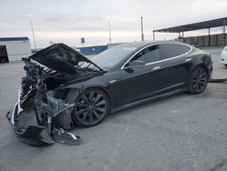 Salvage cars for sale at Anthony, TX auction: 2013 Tesla Model S