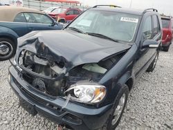 Salvage cars for sale at Cahokia Heights, IL auction: 2002 Mercedes-Benz ML 320