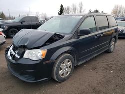 Salvage cars for sale at Bowmanville, ON auction: 2013 Dodge Grand Caravan SE