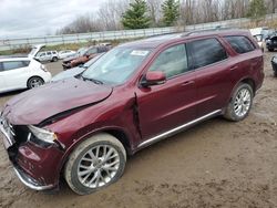 Dodge salvage cars for sale: 2016 Dodge Durango Limited