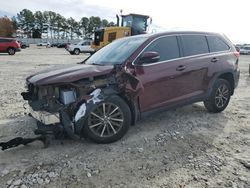 Salvage cars for sale at Loganville, GA auction: 2019 Toyota Highlander SE