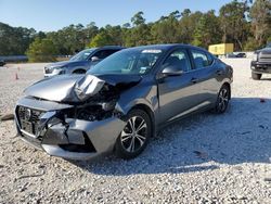 Salvage cars for sale at Houston, TX auction: 2021 Nissan Sentra SV