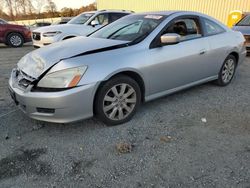 Honda Accord ex salvage cars for sale: 2007 Honda Accord EX