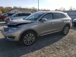 2016 Lincoln MKX Reserve en venta en York Haven, PA