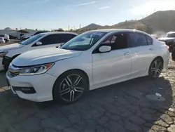 Salvage cars for sale at Colton, CA auction: 2016 Honda Accord Sport