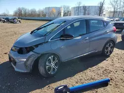 Chevrolet salvage cars for sale: 2020 Chevrolet Bolt EV Premier