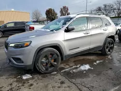 Salvage cars for sale at Moraine, OH auction: 2019 Jeep Cherokee Latitude Plus