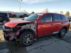 2018 Mitsubishi Outlander GT en venta en Littleton, CO