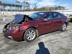 Salvage cars for sale at Spartanburg, SC auction: 2012 Acura TL