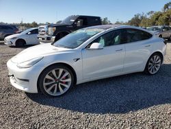 Tesla Vehiculos salvage en venta: 2018 Tesla Model 3