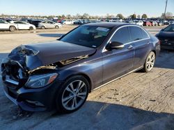 Salvage cars for sale from Copart Sikeston, MO: 2015 Mercedes-Benz C300