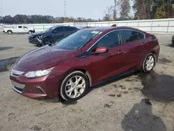 Vehiculos salvage en venta de Copart Dunn, NC: 2017 Chevrolet Volt Premier