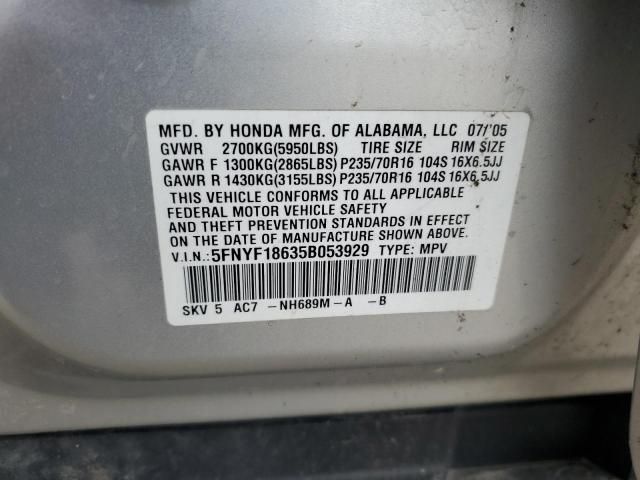 2005 Honda Pilot EXL