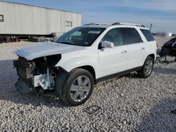 Salvage cars for sale at Taylor, TX auction: 2017 GMC Acadia Limited SLT-2