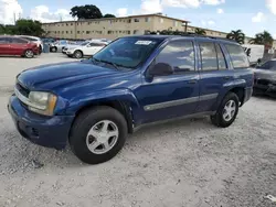 Salvage cars for sale at Opa Locka, FL auction: 2004 Chevrolet Trailblazer LS