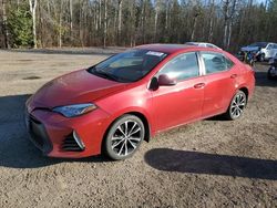 Salvage cars for sale at Cookstown, ON auction: 2017 Toyota Corolla L