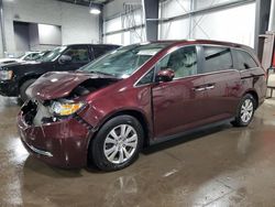 Salvage cars for sale at Ham Lake, MN auction: 2014 Honda Odyssey EX