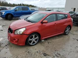 Salvage cars for sale at Franklin, WI auction: 2009 Pontiac Vibe GT