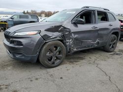 Salvage cars for sale from Copart Pennsburg, PA: 2015 Jeep Cherokee Latitude