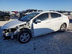 Chevrolet Cruze salvage cars for sale: 2016 Chevrolet Cruze LT