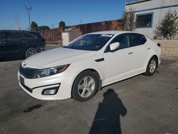 Salvage cars for sale at Wilmington, CA auction: 2015 KIA Optima LX