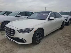 Salvage cars for sale at Arcadia, FL auction: 2021 Mercedes-Benz S 580 4matic