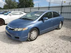 Salvage cars for sale at Apopka, FL auction: 2009 Honda Civic Hybrid