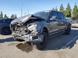 Salvage cars for sale at Rancho Cucamonga, CA auction: 2016 Ford F150 Supercrew