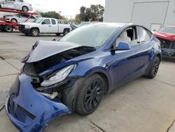 Salvage cars for sale at Sacramento, CA auction: 2022 Tesla Model Y