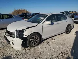 Salvage cars for sale at Taylor, TX auction: 2016 Honda Accord EX