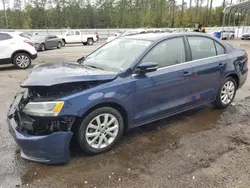 Salvage cars for sale at Harleyville, SC auction: 2014 Volkswagen Jetta SE