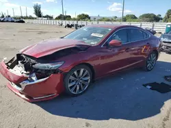 Salvage cars for sale at Miami, FL auction: 2018 Mazda 6 Grand Touring Reserve