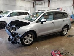 Vehiculos salvage en venta de Copart Franklin, WI: 2015 Subaru Forester 2.5I Premium