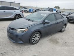 Salvage cars for sale at Haslet, TX auction: 2015 Toyota Corolla L