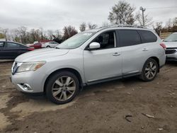 Nissan salvage cars for sale: 2014 Nissan Pathfinder S