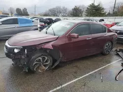 Salvage cars for sale at Moraine, OH auction: 2017 Honda Accord EXL