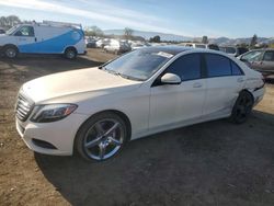 Salvage cars for sale at San Martin, CA auction: 2014 Mercedes-Benz S 550