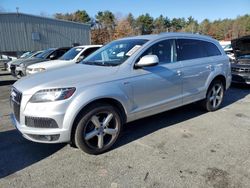 Salvage cars for sale from Copart Exeter, RI: 2015 Audi Q7 Prestige