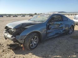 Salvage cars for sale at San Antonio, TX auction: 2009 Infiniti G37 Base