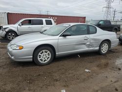 Chevrolet Vehiculos salvage en venta: 2004 Chevrolet Monte Carlo LS