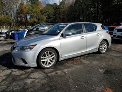 Salvage cars for sale at Austell, GA auction: 2014 Lexus CT 200