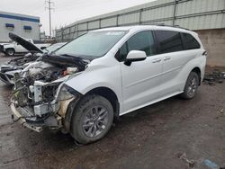 Salvage cars for sale at Albuquerque, NM auction: 2022 Toyota Sienna XLE