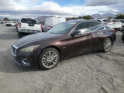 Salvage cars for sale at Las Vegas, NV auction: 2019 Infiniti Q50 Luxe