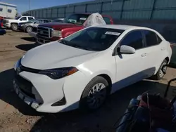 Salvage cars for sale at Albuquerque, NM auction: 2018 Toyota Corolla L