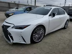 Salvage cars for sale at Los Angeles, CA auction: 2022 Lexus IS 300