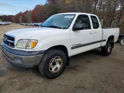 Salvage trucks for sale at North Billerica, MA auction: 2002 Toyota Tundra Access Cab