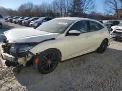 Salvage cars for sale at North Billerica, MA auction: 2021 Honda Civic Sport Touring