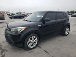 Salvage cars for sale at Grand Prairie, TX auction: 2015 KIA Soul +