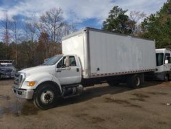 Salvage trucks for sale at Seaford, DE auction: 2015 Ford F650 Super Duty