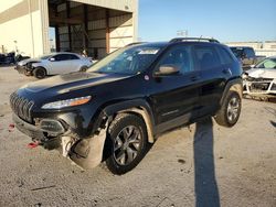 Jeep salvage cars for sale: 2015 Jeep Cherokee Trailhawk